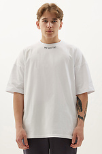 Übergroßes T-Shirt aus Baumwolle mit Slogan GEN 9000345 Foto №1