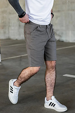 Men's classic Chinos shorts Mocha Teamv 8034346 photo №4