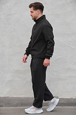Men's windproof sweatshirt of black color Without 8049346 photo №4