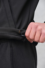 Men's windproof sweatshirt of black color Without 8049346 photo №8