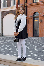 Weiße Netzstrumpfhose aus Mikrofaser für Kinder M-SOCKS 2040347 Foto №4