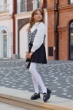 Children's white fishnet microfiber tights M-SOCKS 2040347 photo №5