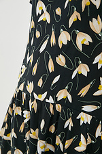 Knee-length MARI staple dress with cut-off flared skirt Garne 3038348 photo №4