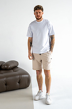 Men's knitted shorts BASKET Sand Teamv 8034348 photo №7