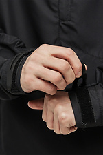 Чоловічий анорак з плащівки на мембрані чорного кольору TUR WEAR 8037348 фото №15