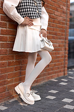 Children's milky microfiber tights 140 den M-SOCKS 2040349 photo №3