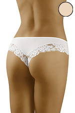 Low-cut white panties with lace WOLBAR 2012350 photo №2