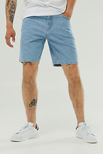 Men's blue denim shorts TUR WEAR 8037350 photo №4