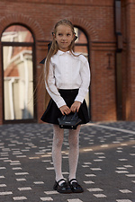 Children's white fishnet tights M-SOCKS 2040351 photo №3
