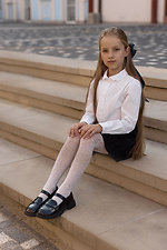 Children's white fishnet tights M-SOCKS 2040351 photo №5