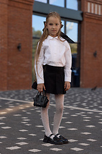 Children's white fishnet tights M-SOCKS 2040351 photo №6