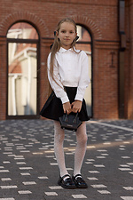 Children's white fishnet tights M-SOCKS 2040351 photo №7