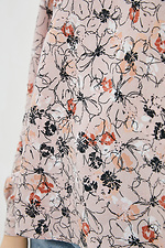 Odcinkowa bluzka SOFI w stylu retro z długimi rękawami i falbanami na plecach Garne 3038351 zdjęcie №4
