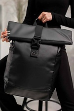 Большой черный рюкзак ролл-топ с отделением для ноутбука SGEMPIRE 8015351 фото №1
