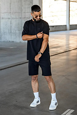 Herren OVERSIZE Lite Sommeranzug Schwarz Teamv 8034351 Foto №2