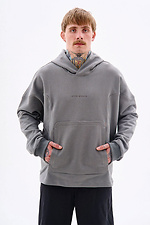 Oversized Hoodie Round Gray TUR WEAR 8037351 photo №1
