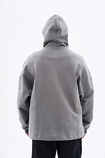 Oversized Hoodie Round Gray TUR WEAR 8037351 photo №4
