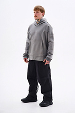 Oversized Hoodie Round Gray TUR WEAR 8037351 photo №7