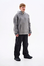 Oversized Hoodie Round Gray TUR WEAR 8037351 photo №8