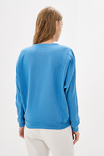 JESSY Sport-Sweatshirt aus blauem Jersey Garne 3037352 Foto №3