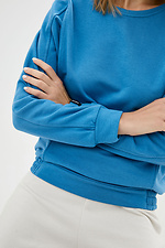 JESSY Sport-Sweatshirt aus blauem Jersey Garne 3037352 Foto №4
