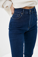 Blue high waist skinny jeans  4009352 photo №4