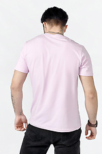 Basic men's T-shirt LUXURY made of cotton GEN 8000352 photo №4