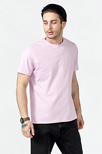 Basic men's T-shirt LUXURY made of cotton GEN 8000352 photo №5