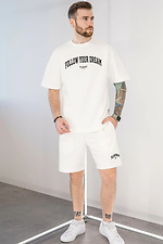 Men's Dream print summer suit Milk Teamv 8034352 photo №2