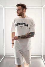 Men's Dream print summer suit Milk Teamv 8034352 photo №5