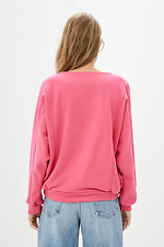 Sportliches Sweatshirt JESSY aus rosafarbenem Jersey Garne 3037353 Foto №3
