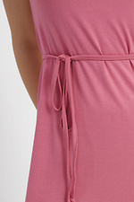 Różowa dzianinowa sukienka LUISA z krótkim rękawkiem Garne 3040353 zdjęcie №4