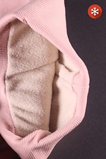Warm children's knitted hat with fleece lining Garne 3500353 photo №3