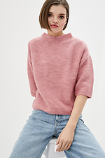 Oversized jumper with boat neck and elbow sleeves  4037353 photo №1