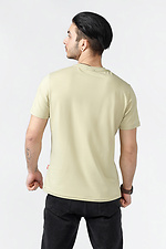 Basic men's T-shirt LUXURY made of cotton GEN 8000353 photo №3