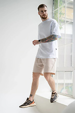 Men's Teamv Diagonal shorts Sand Teamv 8034353 photo №6