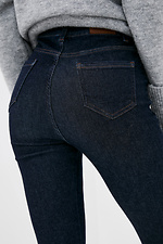 Облегающие джинсы скинни с высокой посадкой  4009354 фото №4