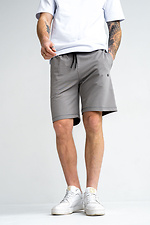 Men's BASKET knit shorts gray Teamv 8034354 photo №4