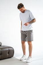 Men's BASKET knit shorts gray Teamv 8034354 photo №6
