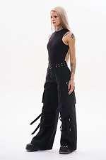 Women's cargo pants with stretch convasa "Elli" TUR WEAR 8037355 photo №6
