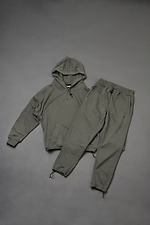 Drawstring cotton sweatpants in marsh color GARD 8038355 photo №6