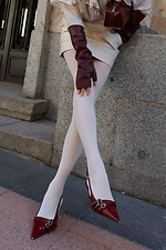 Milchige Mikrofaserstrumpfhose M-SOCKS 2040356 Foto №5