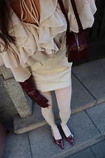 Milchige Mikrofaserstrumpfhose M-SOCKS 2040356 Foto №6