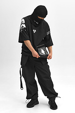 Men's Black Printed T-Shirt "Shade" TUR WEAR 8037357 photo №4