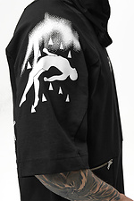 Men's Black Printed T-Shirt "Shade" TUR WEAR 8037357 photo №12