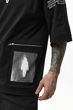 Men's Black Printed T-Shirt "Shade" TUR WEAR 8037357 photo №13