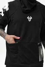 Men's Black Printed T-Shirt "Shade" TUR WEAR 8037357 photo №15