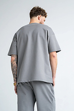 Herren OVERSIZE Lite Sommeranzug Grau Teamv 8034358 Foto №4