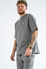 Herren OVERSIZE Lite Sommeranzug Grau Teamv 8034358 Foto №5