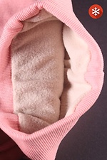 Warm children's knitted hat with fleece lining Garne 3500359 photo №3